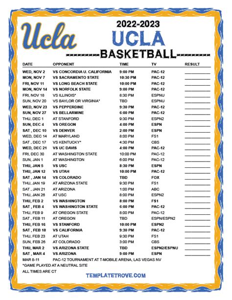 ucla mens basketball schedule|ucla bruin men's basketball schedule 2023 24.